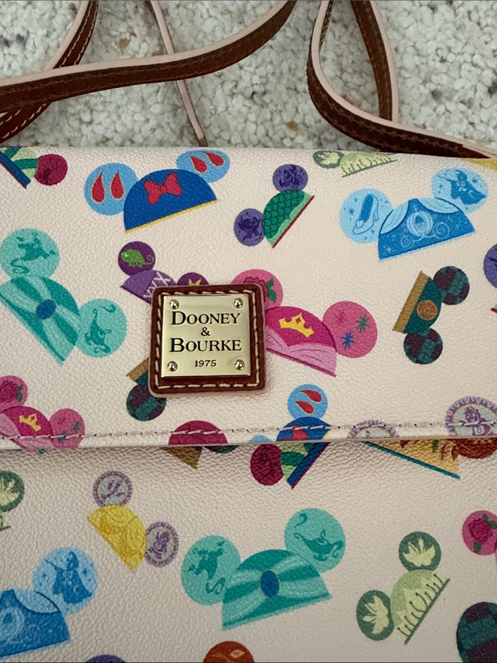 Dooney & Bourke X Disney Collab Princess Hats Crossbody Bag - Picture 2 of 12